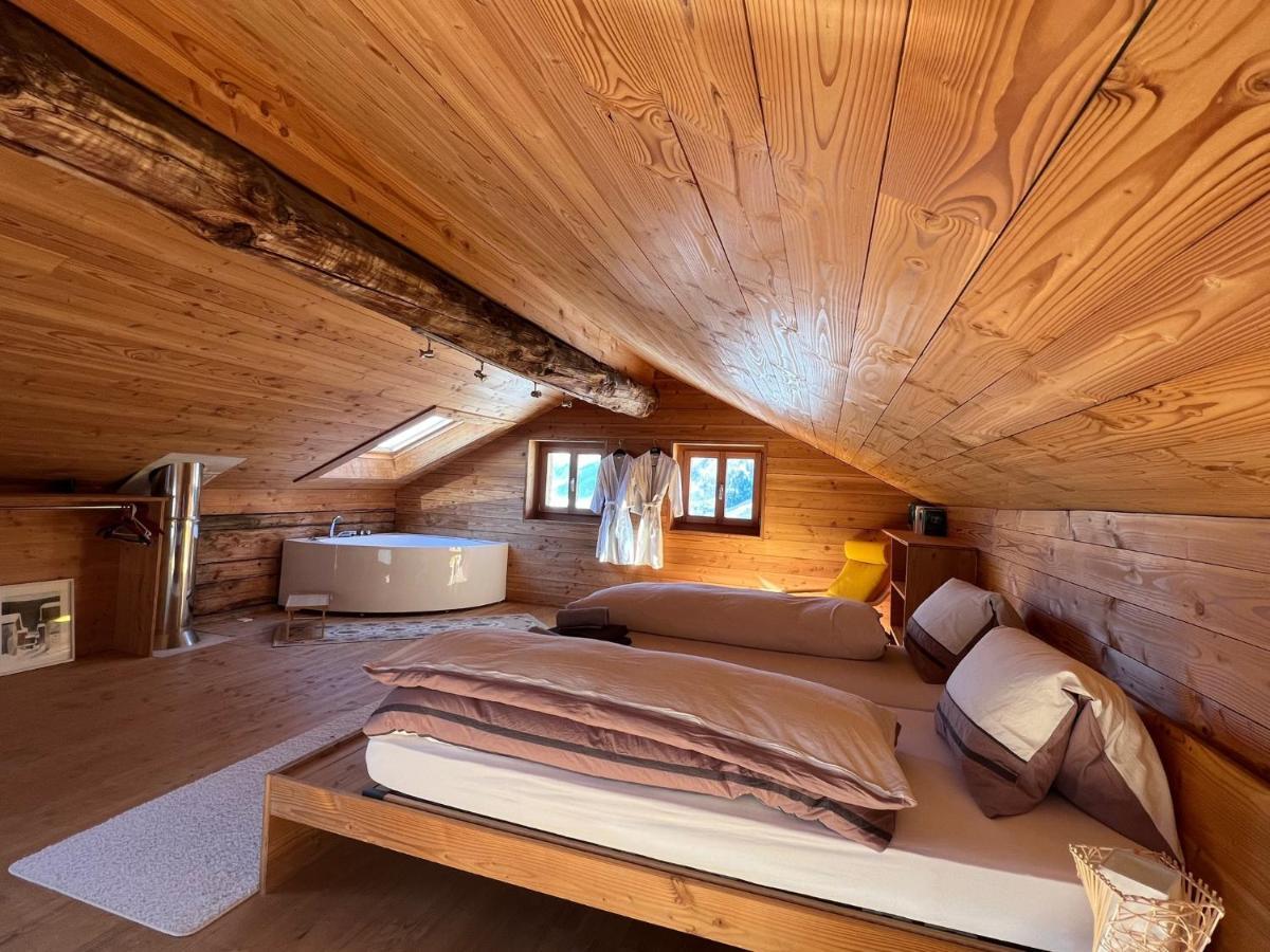 אולריכן Chalet Biene - Swiss Alp Chalet With Sauna And Jacuzzi מראה חיצוני תמונה